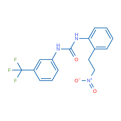 1-[2-(2-Nitroethyl)phenyl]-3-[3-(trifluoromethyl)phenyl]urea 1g