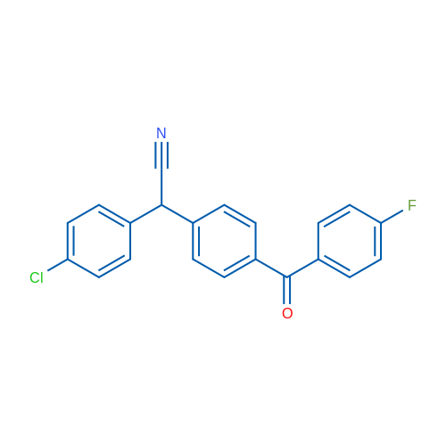 2-(4-Chlorophenyl)-2-[4-(4-fluorobenzoyl)phenyl]acetonitrile 1g