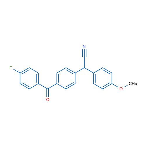 2-[4-(4-Fluorobenzoyl)phenyl]-2-(4-methoxyphenyl)acetonitrile 1g