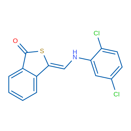 (3Z)-3-{[(2,5-dichlorophenyl)amino]methylidene}-1,3-dihydro-2-benzothiophen-1-one 1g