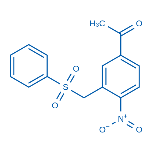 1-{3-[(benzenesulfonyl)methyl]-4-nitrophenyl}ethan-1-one 10mg