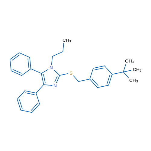 2-{[(4-tert-butylphenyl)methyl]sulfanyl}-4,5-diphenyl-1-propyl-1H-imidazole 1g