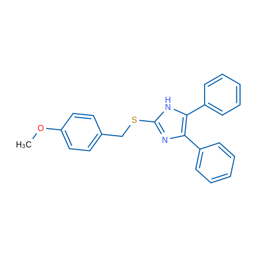 2-{[(4-methoxyphenyl)methyl]sulfanyl}-4,5-diphenyl-1H-imidazole 1g