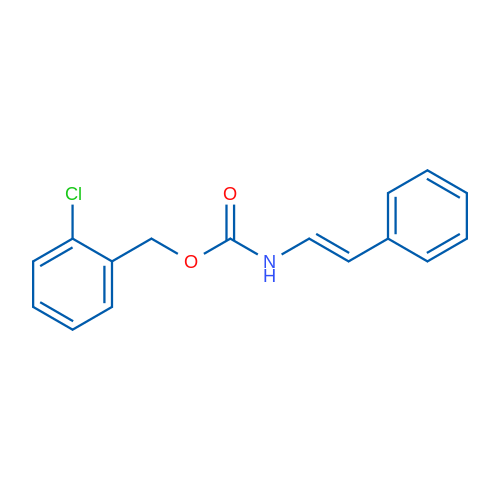 (2-Chlorophenyl)methyl N-[(E)-2-phenylethenyl]carbamate 1g