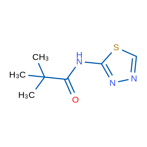 N-(1,3,4-Thiadiazol-2-yl)pivalamide 1g