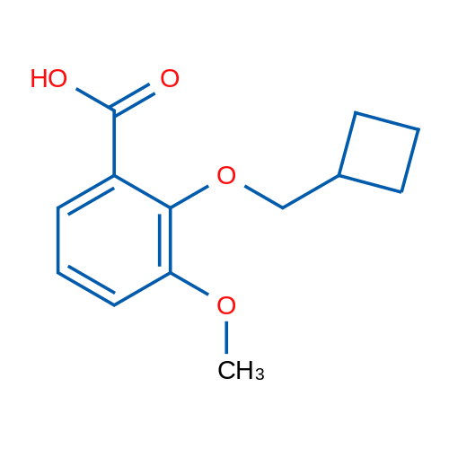 2-(Cyclobutylmethoxy)-3-methoxybenzoic acid 1g