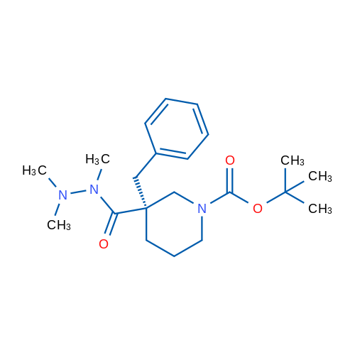 (S)-tert-Butyl 3-benzyl-3-(1,2,2-trimethylhydrazinecarbonyl)piperidine-1-carboxylate 1g