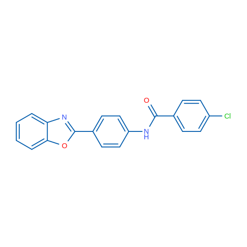 N-[4-(1,3-Benzoxazol-2-yl)phenyl]-4-chlorobenzamide 1g
