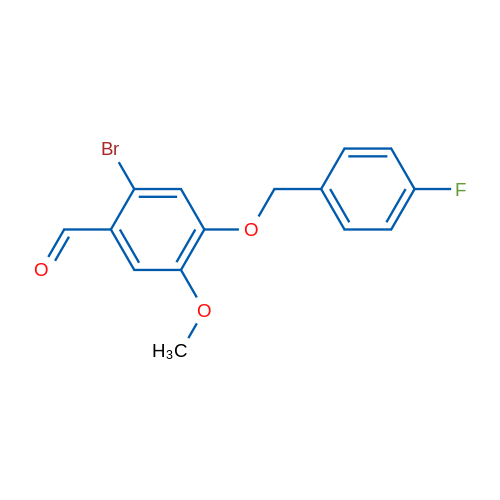 2-Bromo-4-((4-fluorobenzyl)oxy)-5-methoxybenzaldehyde 5g