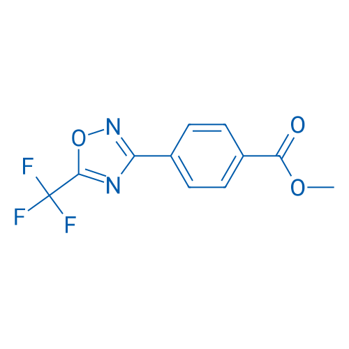 Methyl 4-(5-(trifluoromethyl)-1,2,4-oxadiazol-3-yl)benzoate 250mg