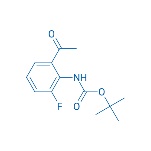 tert-Butyl 2-acetyl-6-fluorophenylcarbamate 1g