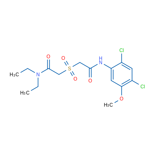 2-{[(2,4-dichloro-5-methoxyphenyl)carbamoyl]methanesulfonyl}-N,N-diethylacetamide 1g