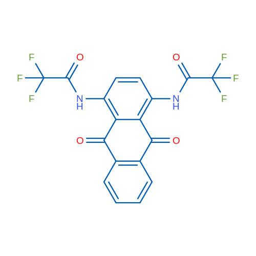 N-[9,10-Dioxo-4-(2,2,2-trifluoroacetamido)-9,10-dihydroanthracen-1-yl]-2,2,2-trifluoroacetamide 1g