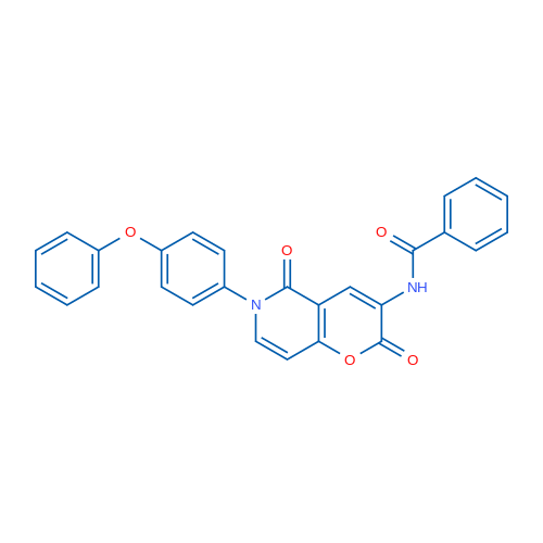 N-[2,5-Dioxo-6-(4-phenoxyphenyl)-2H,5H,6H-pyrano[3,2-c]pyridin-3-yl]benzamide 1g