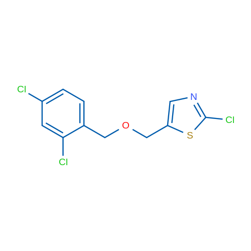 2-Chloro-5-{[(2,4-dichlorophenyl)methoxy]methyl}-1,3-thiazole 1g
