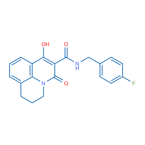 N-[(4-Fluorophenyl)methyl]-4-hydroxy-2-oxo-1-azatricyclo[7.3.1.0^{5,13}]trideca-3,5(13),6,8-tetraene-3-carboxamide 1g