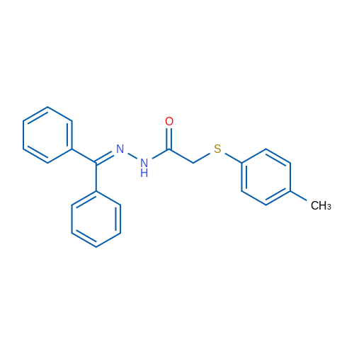 N'-(Diphenylmethylidene)-2-[(4-methylphenyl)sulfanyl]acetohydrazide 1g