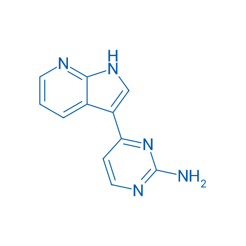 4-(1H-Pyrrolo[2,3-b]pyridin-3-yl)pyrimidin-2-amine 250mg