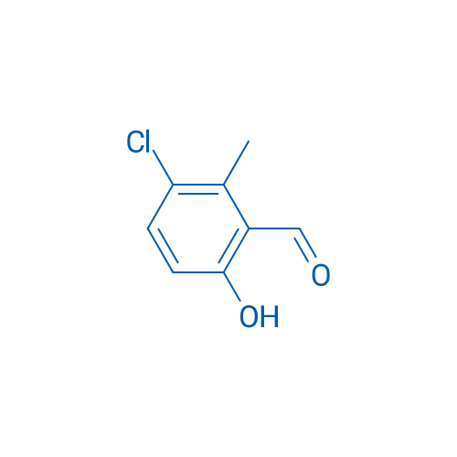 3-Chloro-6-hydroxy-2-methylbenzaldehyde 250mg