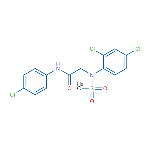 N-(4-Chlorophenyl)-2-[N-(2,4-dichlorophenyl)methanesulfonamido]acetamide 1g