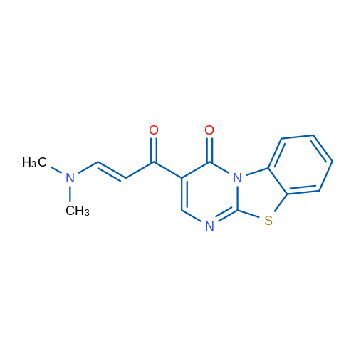 12-[(2E)-3-(Dimethylamino)prop-2-enoyl]-8-thia-1,10-diazatricyclo[7.4.0.0^{2,7}]trideca-2,4,6,9,11-pentaen-13-one 1g
