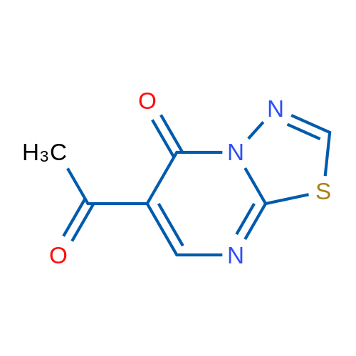 6-Acetyl-5H-[1,3,4]thiadiazolo[3,2-a]pyrimidin-5-one 1g