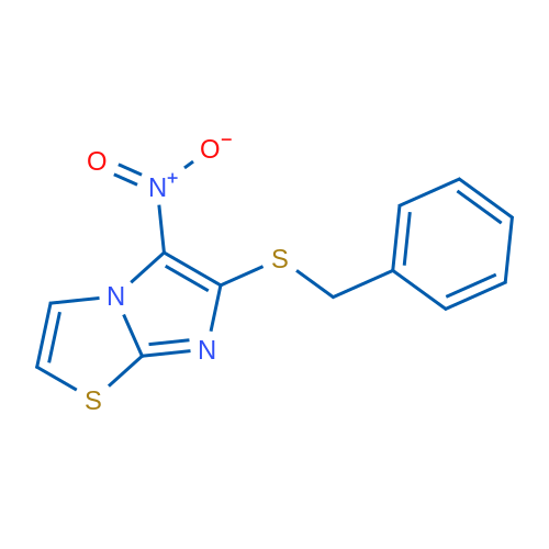 6-(Benzylsulfanyl)-5-nitroimidazo[2,1-b][1,3]thiazole 1g