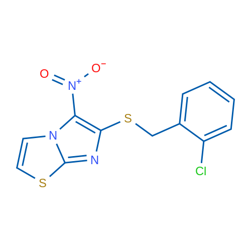 6-{[(2-chlorophenyl)methyl]sulfanyl}-5-nitroimidazo[2,1-b][1,3]thiazole 1g