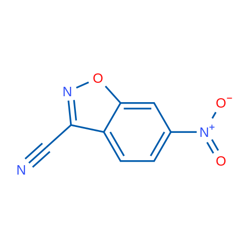6-Nitrobenzo[d]isoxazole-3-carbonitrile 1g