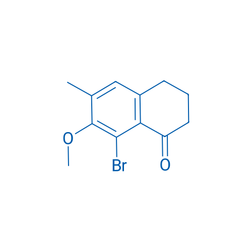 8-Bromo-7-methoxy-6-methyl-3,4-dihydronaphthalen-1(2H)-one 250mg