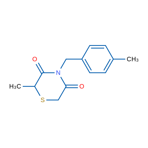 2-Methyl-4-[(4-methylphenyl)methyl]thiomorpholine-3,5-dione 1g