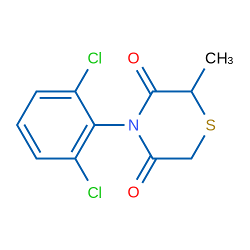 4-(2,6-Dichlorophenyl)-2-methylthiomorpholine-3,5-dione 1g