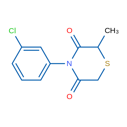 4-(3-Chlorophenyl)-2-methylthiomorpholine-3,5-dione 1g