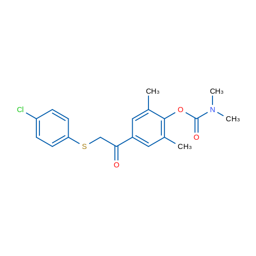 4-{2-[(4-chlorophenyl)sulfanyl]acetyl}-2,6-dimethylphenyl N,N-dimethylcarbamate 1g