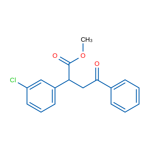 Methyl 2-(3-chlorophenyl)-4-oxo-4-phenylbutanoate 10mg