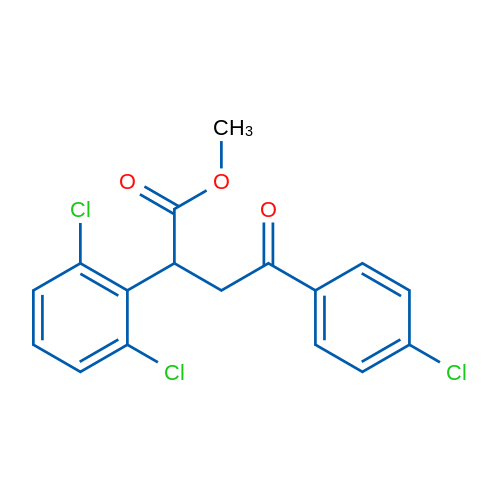 Methyl 4-(4-chlorophenyl)-2-(2,6-dichlorophenyl)-4-oxobutanoate 1g