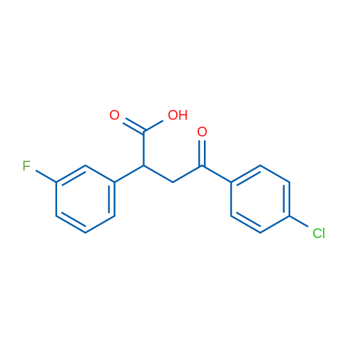 4-(4-Chlorophenyl)-2-(3-fluorophenyl)-4-oxobutanoic acid 1g