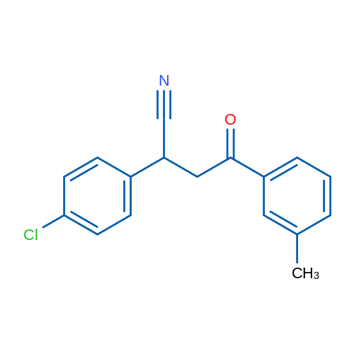 2-(4-Chlorophenyl)-4-(3-methylphenyl)-4-oxobutanenitrile 1g