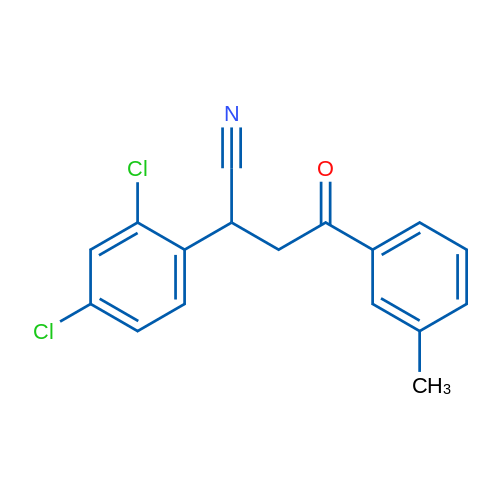 2-(2,4-Dichlorophenyl)-4-(3-methylphenyl)-4-oxobutanenitrile 1g