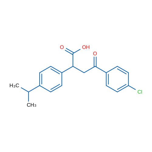 4-(4-Chlorophenyl)-2-(4-isopropylphenyl)-4-oxobutanoic acid 1g