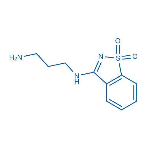 3-((3-Aminopropyl)amino)benzo[d]isothiazole 1,1-dioxide 1g