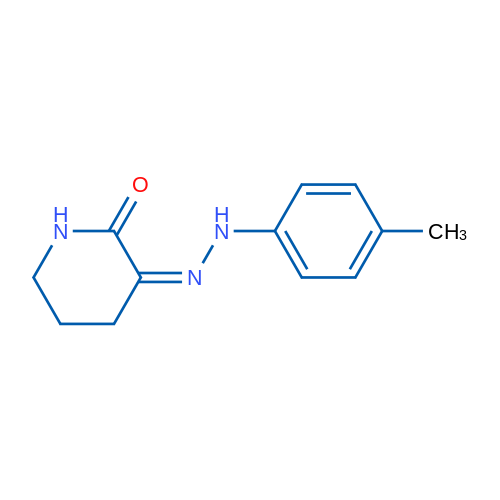 (3Z)-3-[2-(4-Methylphenyl)hydrazin-1-ylidene]piperidin-2-one 1g