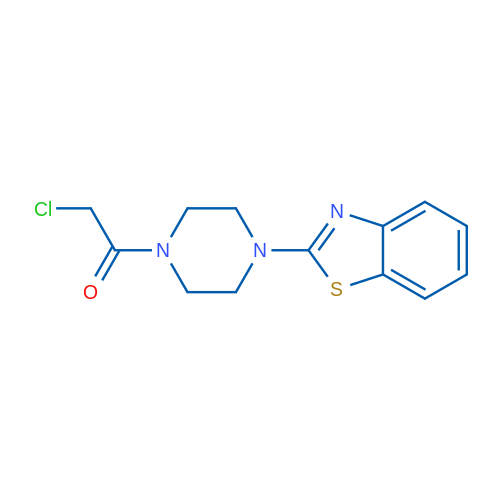 1-(4-(Benzo[d]thiazol-2-yl)piperazin-1-yl)-2-chloroethanone 1g