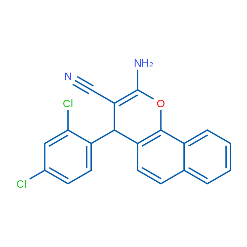2-Amino-4-(2,4-dichlorophenyl)-4H-benzo[h]chromene-3-carbonitrile 1g