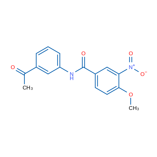 N-(3-Acetylphenyl)-4-methoxy-3-nitrobenzamide 1g