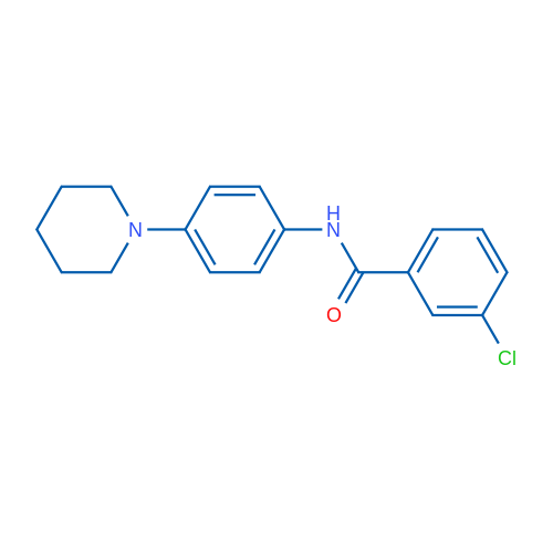 3-Chloro-N-[4-(piperidin-1-yl)phenyl]benzamide 1g