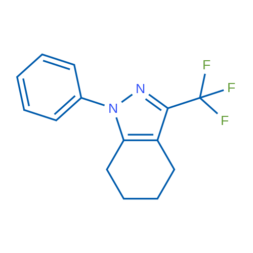 1-Phenyl-3-(trifluoromethyl)-4,5,6,7-tetrahydro-1H-indazole 5g