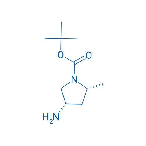 (2R,4S)-tert-Butyl 4-amino-2-methylpyrrolidine-1-carboxylate 250mg