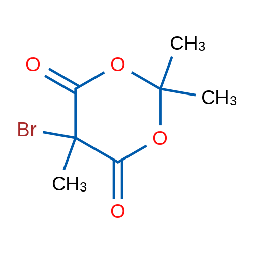 5-Bromo-2,2,5-trimethyl-1,3-dioxane-4,6-dione 1g
