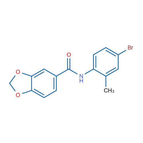 N-(4-Bromo-2-methylphenyl)-2H-1,3-benzodioxole-5-carboxamide 1g